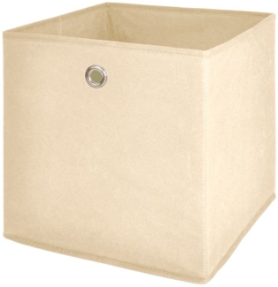 Faltbox Box Stoffbox- Delta - Größe: 32 x 32 cm / 3er Set - Beige