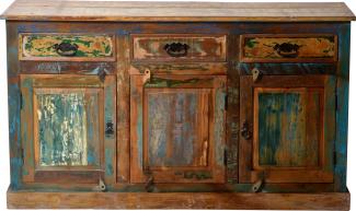 Sideboard Riverboat Altholz Kommode Wohnzimmer Esszimmer Schubladen Schrank