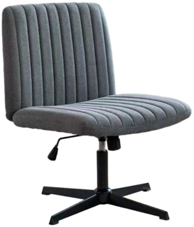 NUODWELL Bürostuhl Bürostuhl ohne Armlehnen, Höhenverstellbar Homeofficestuhl ohne Rollen