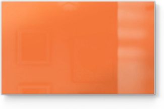 DEQORI Schneidebrett 'Unifarben - Orange', Glas, Platte Frühstücksbrett Schneideplatte