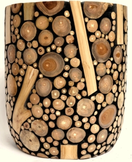 Beistelltisch Teakholz Sitzhocker Konischer Beistelltisch Teak Holz