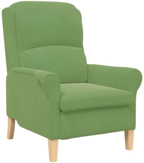 vidaXL Sessel Hellgrün 76 x 94 x 102 cm Samt 42009860