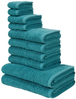 my home Handtuch Set Regona, als 10 tlg Set und Serie, Premium Handtücher, 500 gr/m², Frottier (Set, 10-St), Duschtücher, Handtücher, Gästetücher, Seiftücher, 5 Jahre Garantie