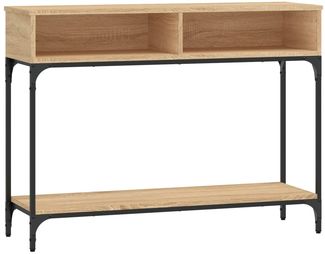 Konsolentisch, Beistelltisch, Konsole Sonoma-Eiche 100x30,5x75 cm Holzwerkstoff