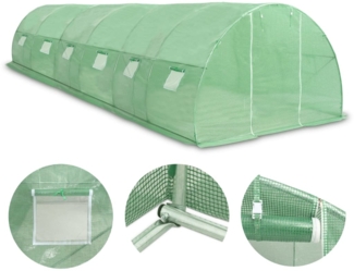 vidaXL Gewächshaus 27m² 900x300x200 cm 45537
