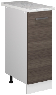 Apothekerschrank R-Line Edelgrau 30 cm , AP Marmor Vicco