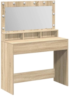 vidaXL Schminktisch Sonoma Eiche 100 x 41 x 135 cm Holzwerkstoff 865102