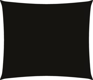 vidaXL Sonnensegel Oxford-Gewebe Rechteckig 2,5x3 m Schwarz 135755