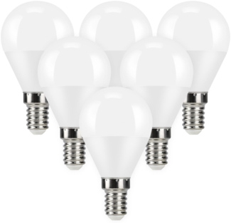 ZMH LED-Lampe, 5 W, LED-Lampe, 240 ° Abstrahlwinkel, nicht dimmbare Energiesparlampe E14, 6 Stück.