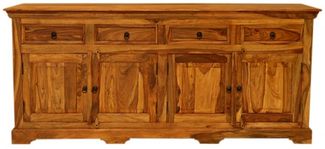 Kommode Jali 200x90x45 aus indischem Sheesham-Massivholz