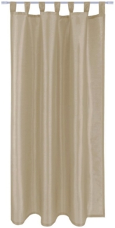 Arsvita Vorhang, Schlaufen (1 St), blickdicht, Microfaser, Gardine in vielen Größen und Farben - Schlaufen / Kräuselband