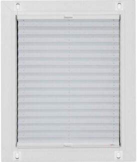 sunlines Plissee Start-up Style Crush, blickdicht, ohne Bohren, verspannt, Haftfix, geklebt mit Gelenkklebeplatte