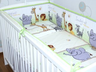 Primawela Bettnestchen Nestchen 420 cm Bettumrandung Baby Bett Kinder Nest Kopfumrandung