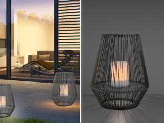 Licht-Trend LED-Tischleuchte Mirenos Ø 26cm mit Solar IP44