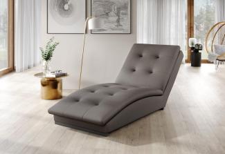 Wohnideebilder Doro Grau Chaiselongue CH-DOR-04LO