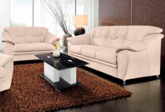 sit&more Polstergarnitur Savona, B: 148 bzw. 198 cm, Set: 2- & 3er-Sofa, mit Federkern