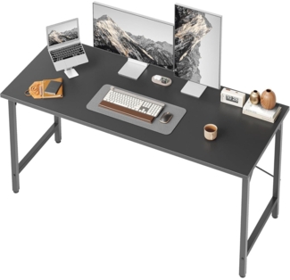 Kleiner Computertisch Bürotisch 120x48 cm Industrie-Design Holz Metallgestell