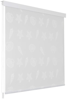 vidaXL Duschrollo 80x240 cm Seesternmuster 142859