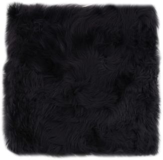 vidaXL Sitzkissen 2 Stk. Dunkelgrau 40x40 cm Echter Schafspelz 283888