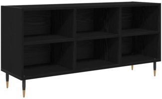 vidaXL TV-Schränk Schwarz Eichen-Optik 103,5 x 30 x 50 cm 881922