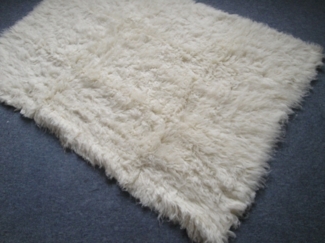Flokati 160 x 120 cm 1000 Gramm Qualität Hirtenteppich