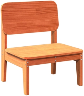 vidaXL Gartenstuhl Wachsbraun 60x52,5x72 cm Massivholz Kiefer 859319