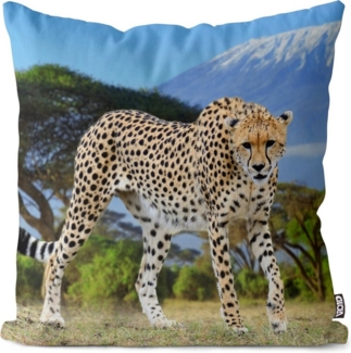 VOID Kissenbezug, (1 Stück), Gepard Afrika Kissenbezug Gepard Leopard Tiger Safari Dschungel Afrik
