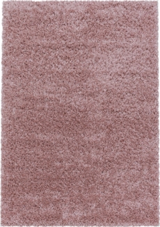 Hochflor Teppich Sima Läufer - 60x110 cm - Rosa