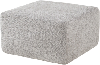 Sofa-Modul Hurvas Hocker Bouclé Grau [en. casa]