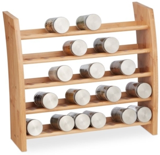 Bambus Gewürzregal 5 Etagen 10033878