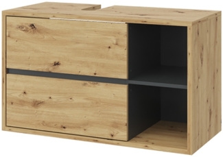 Vicco 'Viola' Wachtischunterschrank, hängend, Spanplatte, 100 x 60 x 45,5 cm, Artisan Eiche