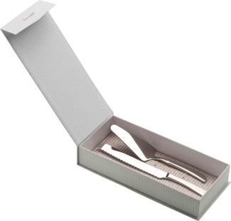 PINTINOX Tortenheber Esclusivi, 2-teilig, Tortenmesser und Tortenheber in Geschenkbox, Edelstahl 18/10