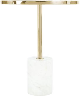 Beistelltisch Lana 525 Gold / Weiß