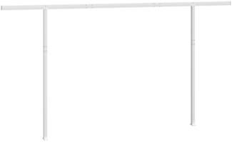 vidaXL Stützen für Markisen Weiß 450x245 cm Eisen 315094