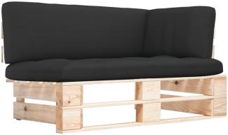 vidaXL Outdoor-Ecksofa Paletten Kiefernholz Imprägniert