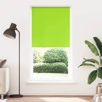 vidaXL Verdunkelungsrollo Grün 95x230 cm Stoffbreite 90,7 cm Polyester 4011335