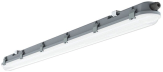 LED Wannenleuchte, Tageslicht, IP65, grau, L 120cm