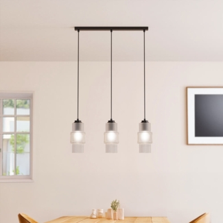HOME DELUXE Hängeleuchte aus Glas YUKI - Transparent