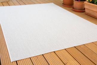 In- und Outdoor Teppich Halland, Farbe: Beige Schwarz, Größe: 80x150 cm