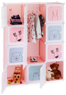 Relaxdays Steckregal rosa