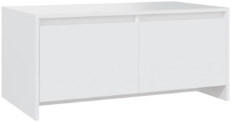 vidaXL Couchtisch Weiß 90x50x41,5 cm Holzwerkstoff 809818