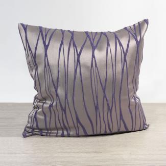 Kissen von Lysel - violett Obella 38x38, reines Polyester Dekokissen