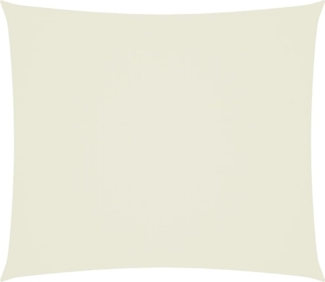 vidaXL Sonnensegel Oxford-Gewebe Rechteckig 2,5x3 m Creme 135205