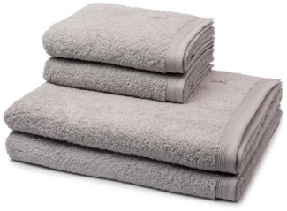 Möve Superwuschel 4 tlg. Frottier-Set - 2 X Handtuch (50 X 100cm), 2 X Duschtuch (80 X 150cm) - 520 g/m2 - Cashmere