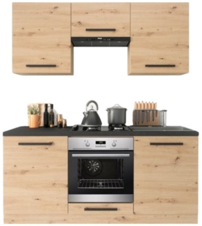 ROYAL24_MARKT Küchenzeile K23-G180 - Flexible Küchenelemente, (Komplett Set), Edles Material - Zeitlos - Elegant.