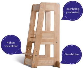 tiSsi® Stehhilfe Lernturm / Entdeckerturm Felix, Buche natur