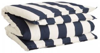 Gant Home Bettwäsche Bold Stripe Single Duvet Marine Weiß (135x200cm) 851028402-410