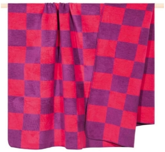 pad Decke Chess Karomuster Pink Violet (150x200 cm) 11809-X162-1520