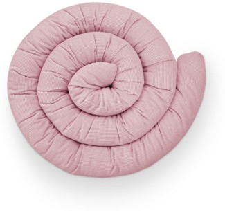 Ehrenkind Nestchenschlange Bettschlange Cord aus 100% Bio-Baumwolle, Schutz und Geborgenheit, (Kuschelschlange, Bettumrandung Babybett), Bettschlange Baby