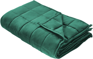 Gewichtsdecke smaragdgrün 100x150 cm 4 kg NEREID